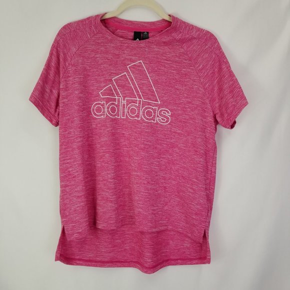 womens pink adidas t shirt